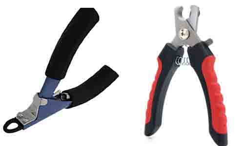 plier style dog nail clippers